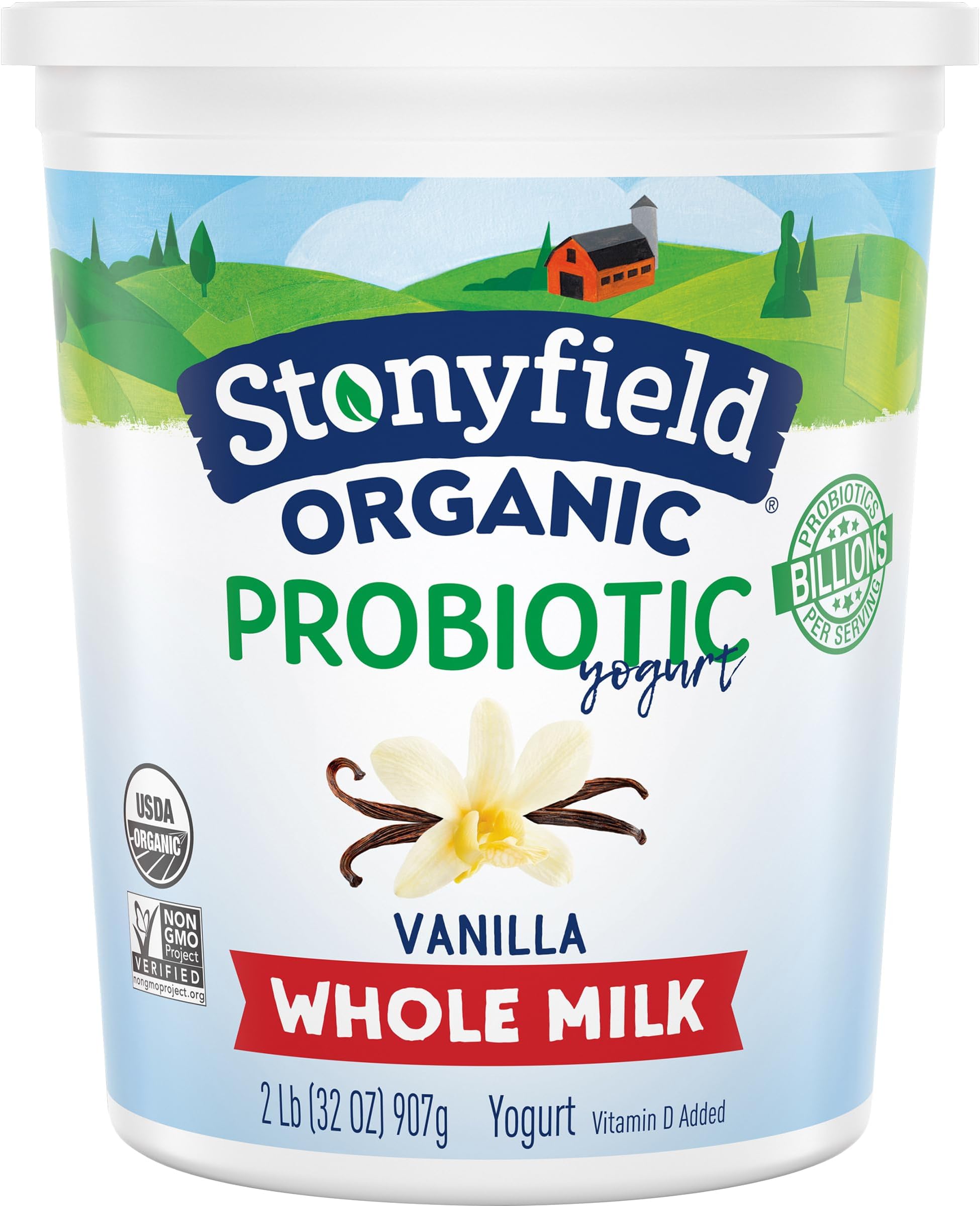 Whole Milk French Vanilla Yogurt, 32 oz
