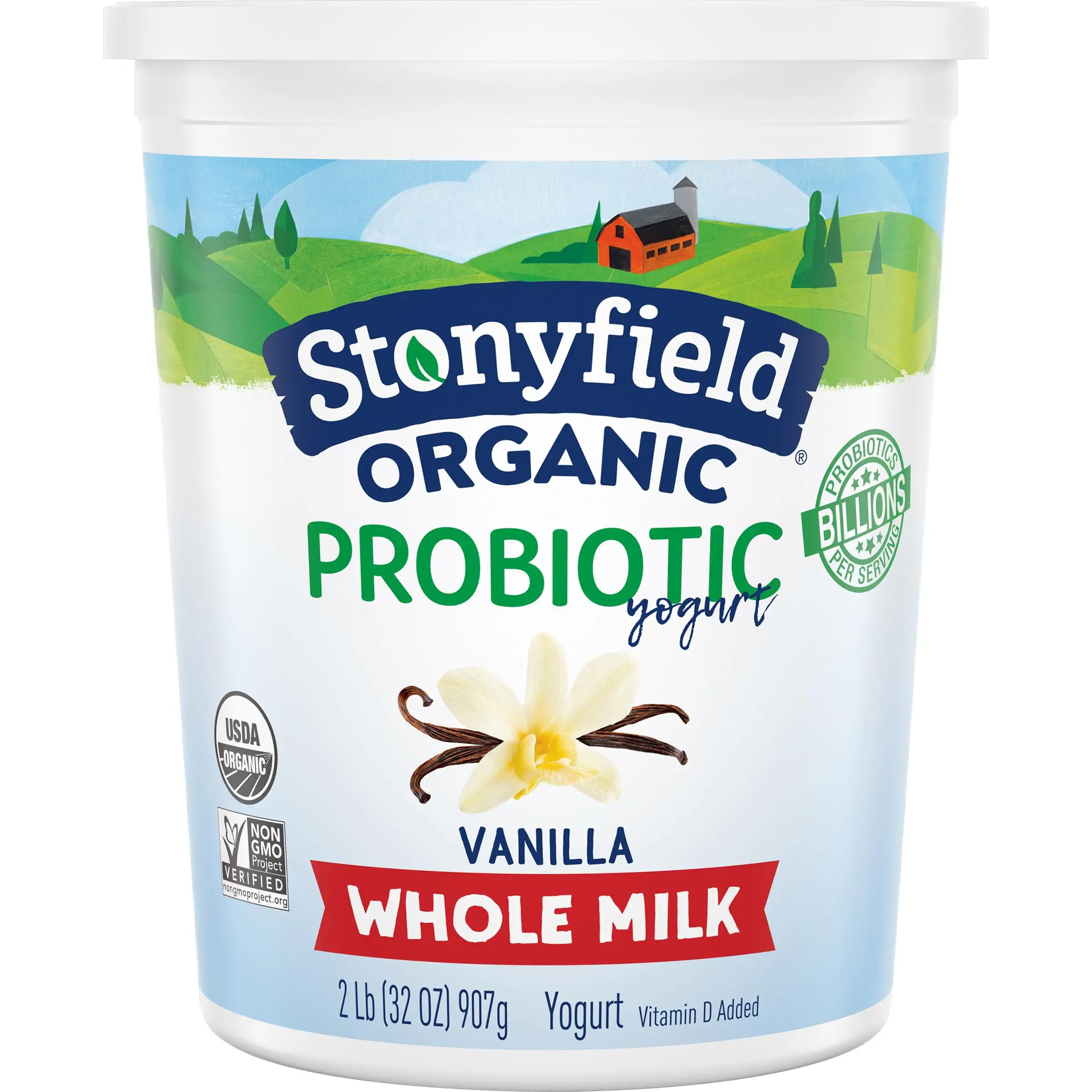 Whole Milk French Vanilla Yogurt, 32 oz