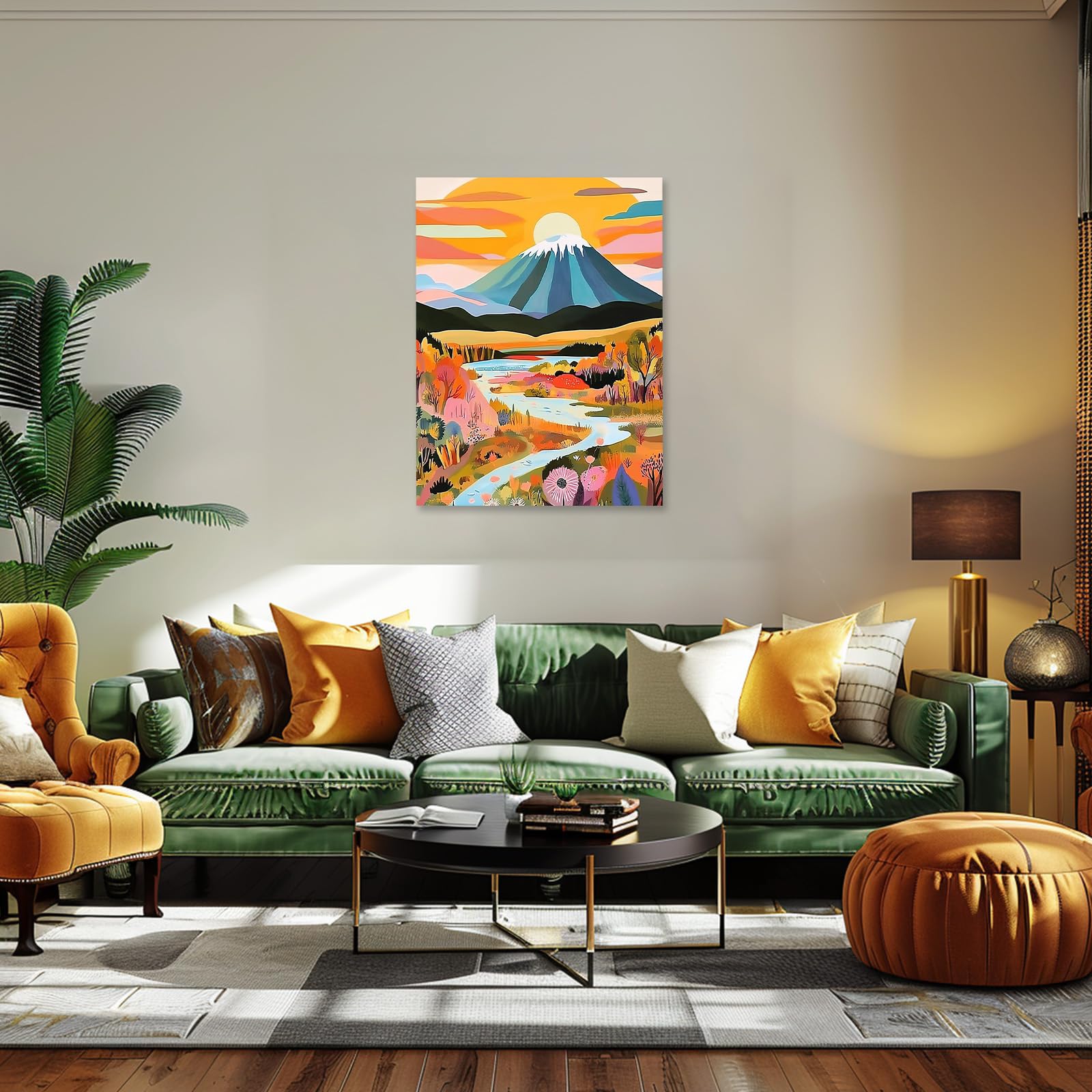 Kit Pittura Per Numeri KEYIFA Per Adulti - 30x40 Cm, Con Pennelli E Colori Acrilici, Fai Da Te Per Decorazione Casa