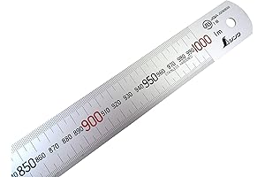 Shinwa Rigid 1 Meter Ruler with Zero Glare