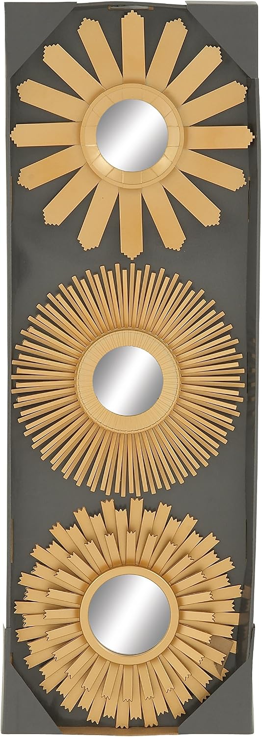 Woodland Imports Alluring PVC Mirror, Set of 3