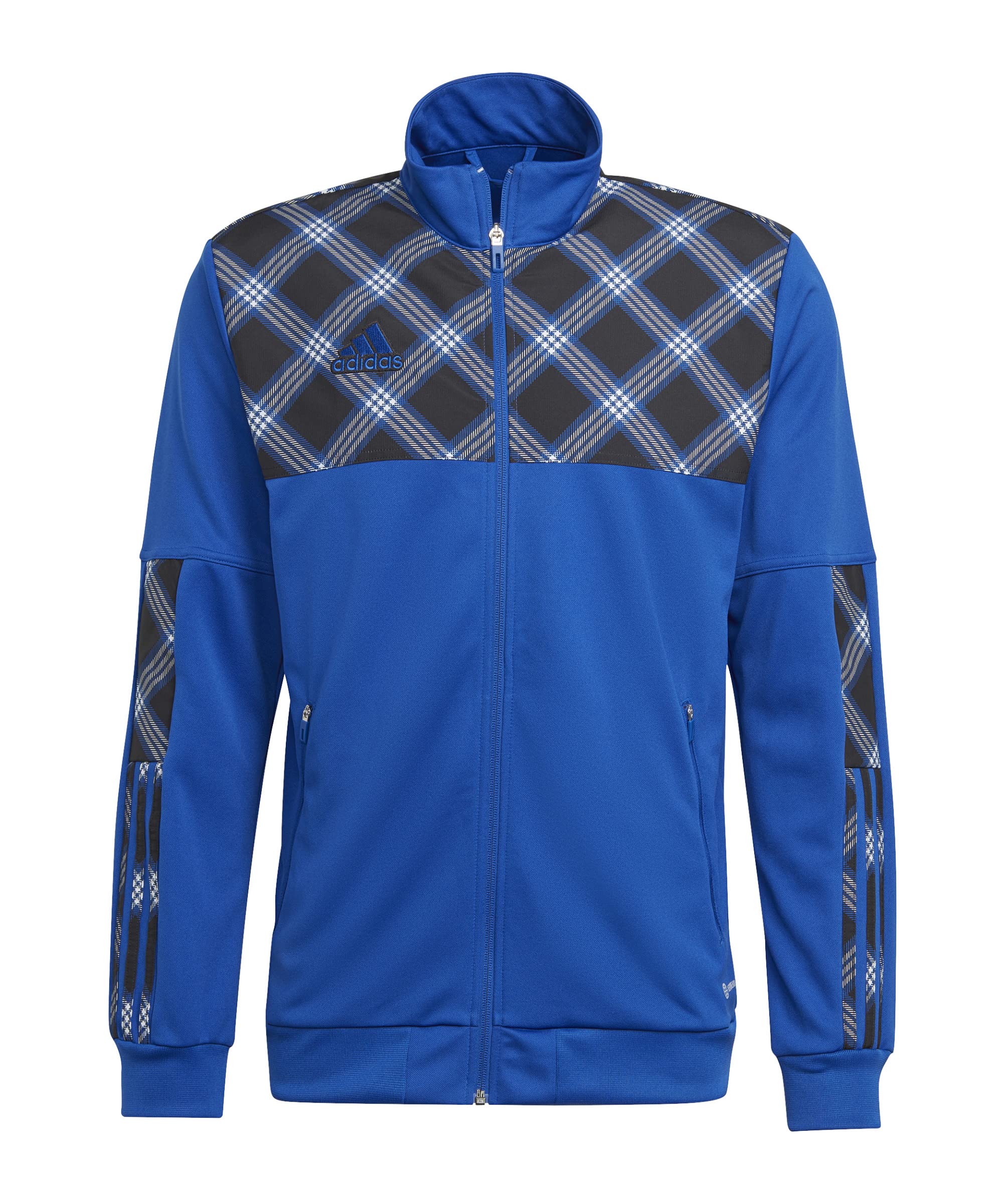 Adidas Men's Royal Blue / Black Shot Tkjkt Ad Jacket, Royal Blue/Black, Medium