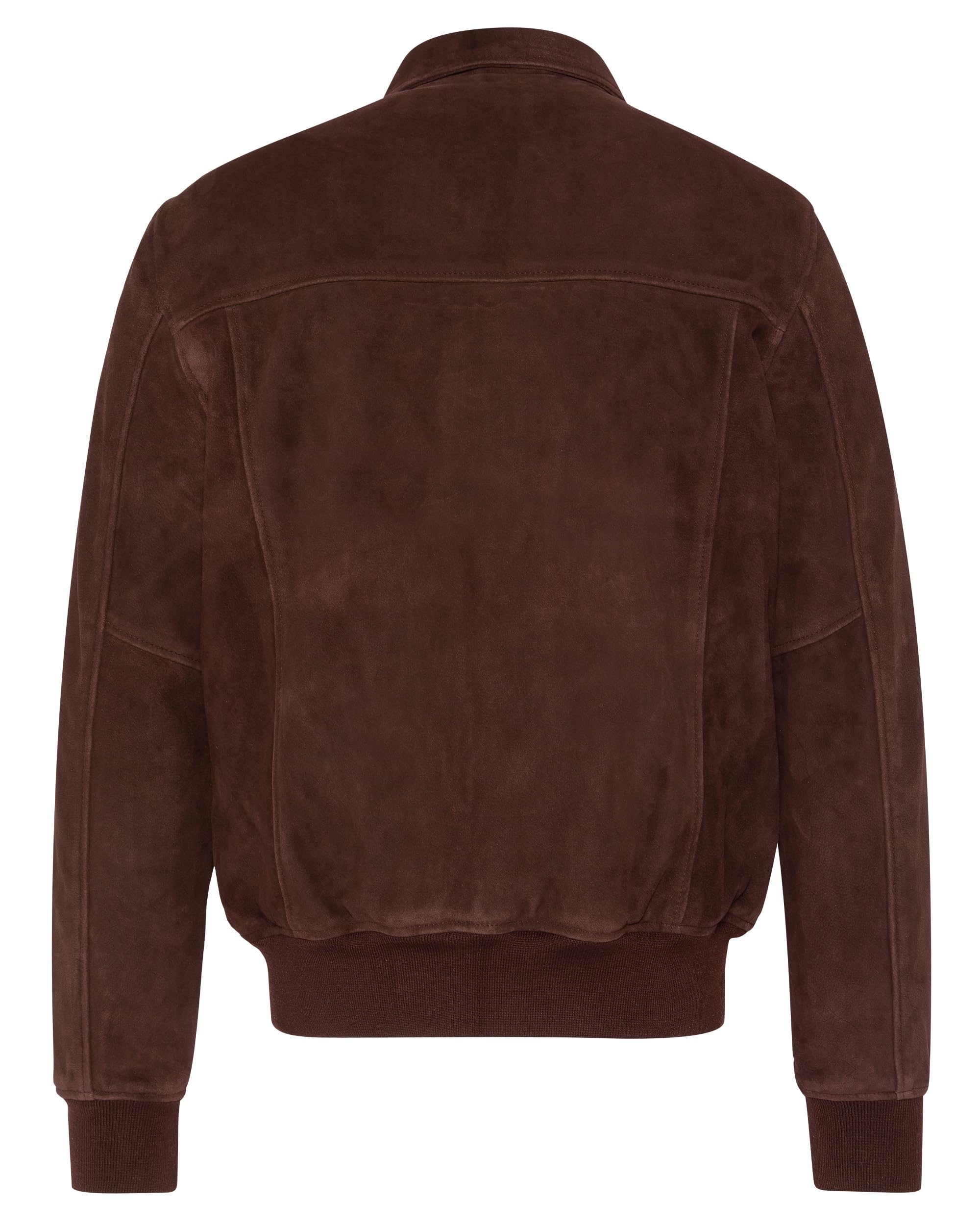 Schott NYC Lcflycitys-Dark Brown-XL Giacca, Marrone, Uomo