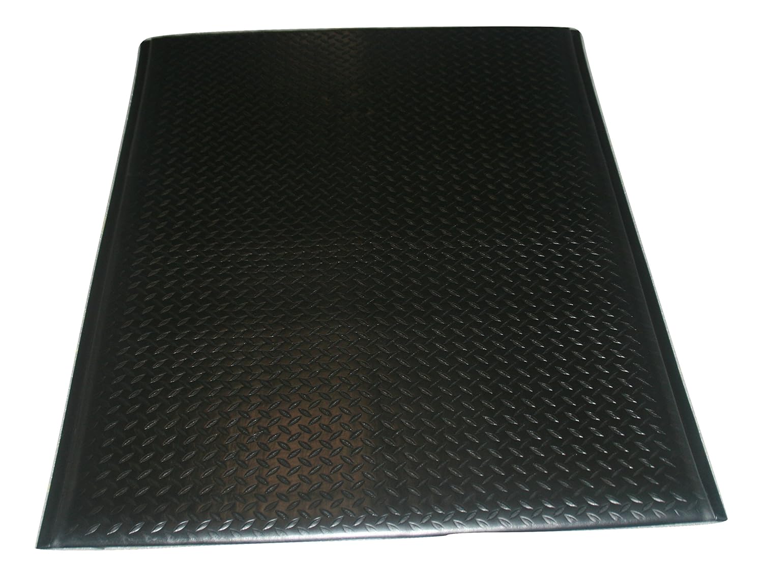Rhino Mats DT-2472 Diamond Tred Anti-Fatigue Mat, 2' Width x 6' Length x 1/2" Thickness, Black