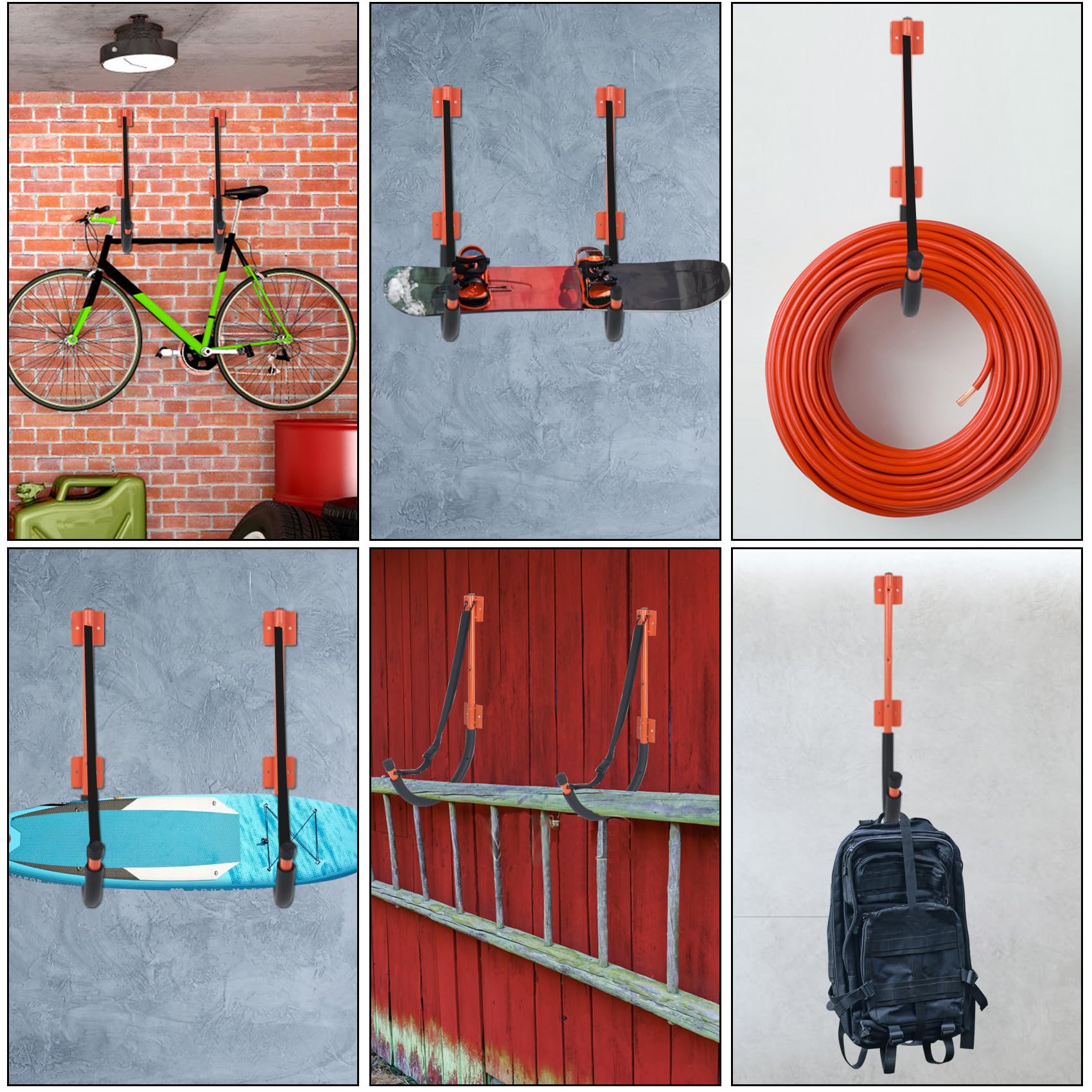 Garage Ceiling Storage Racks VEITHI Kayak Wall Mount For Garage