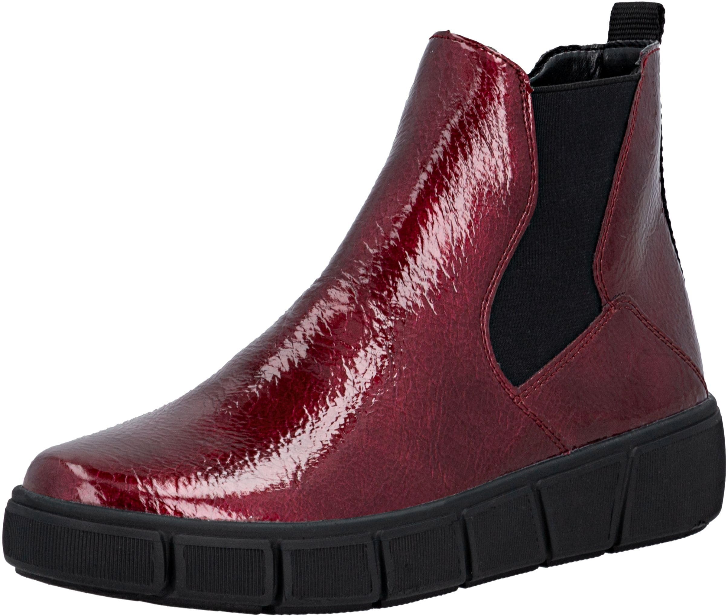 Remonte Women's D1T71 Chelsea Boot, Red, 42 EU, red, 9 UK
