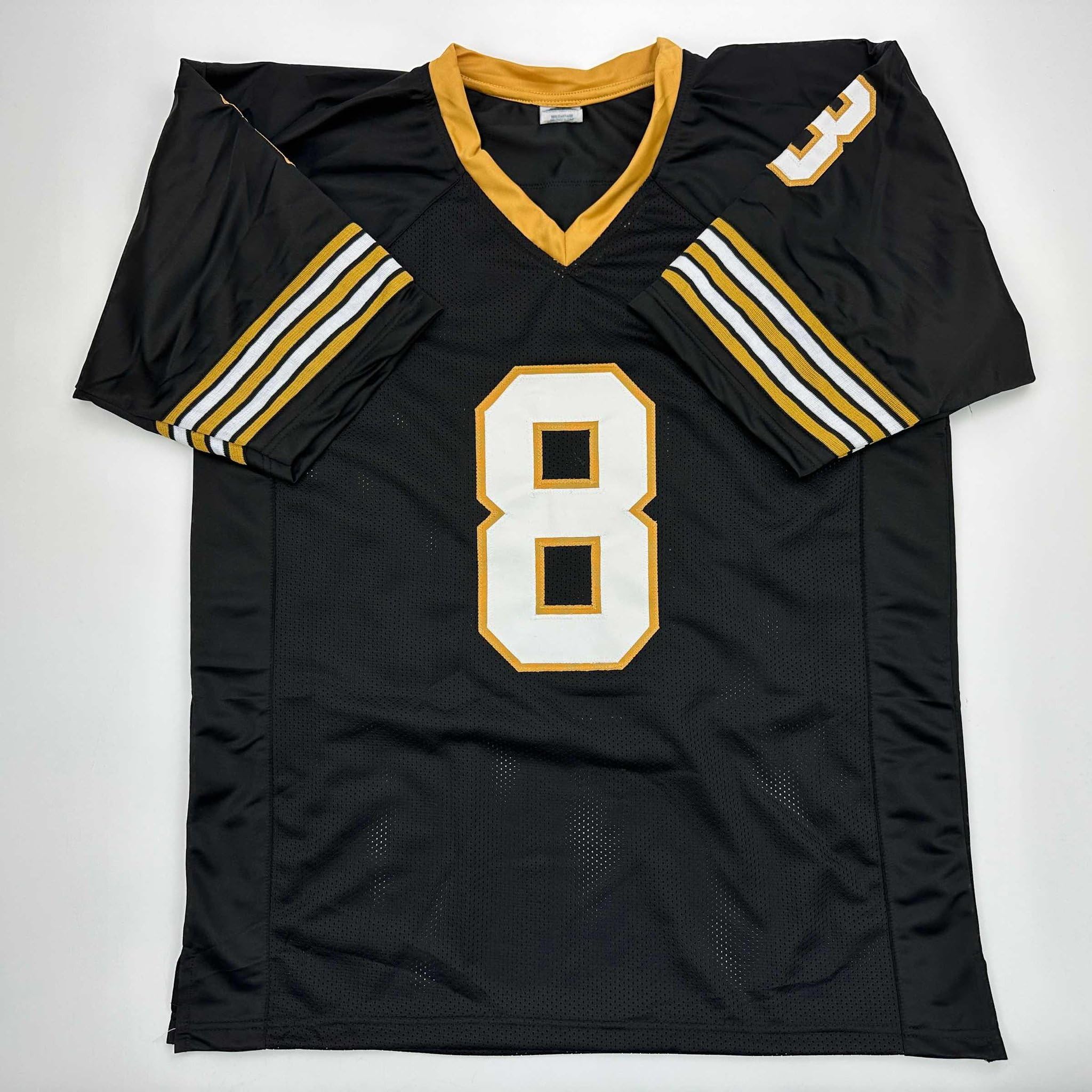 Facsimile Autographed Archie Manning New Orleans Black Reprint