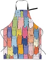 LYIXXIY Adjustable Water & Oil Resistant Chef Apron for Men Women - 2 Pockets Unisex Kitchen Bib Apron 26.8x33.8"