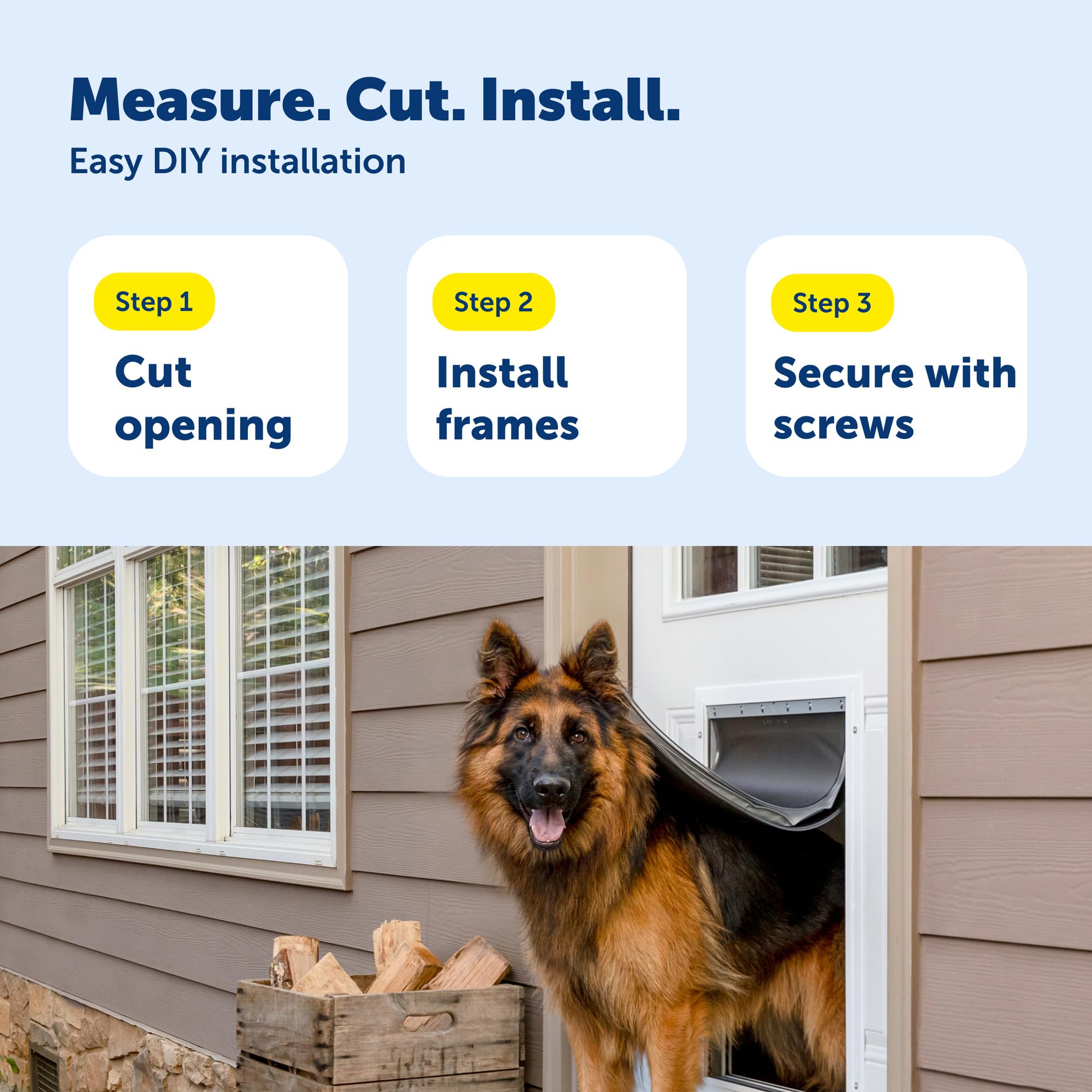 Kattenluik - Energiezuinig aluminium huisdierendeur voor katten en honden - Geïsoleerd Kattenluik - Energiezuinig aluminium huisdierendeur voor katten en honden - Geïsoleerd