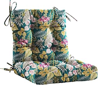 Outdoor Chair Cushions, 40x20x4 Water-Resistant Fade-Resistant Patio Sea...
