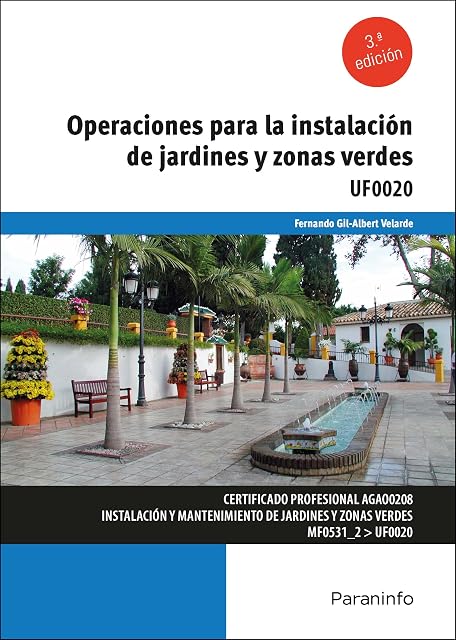 Portada de Uf0020 Operaciones para la Instalación de Jardines y Zonas Verdes