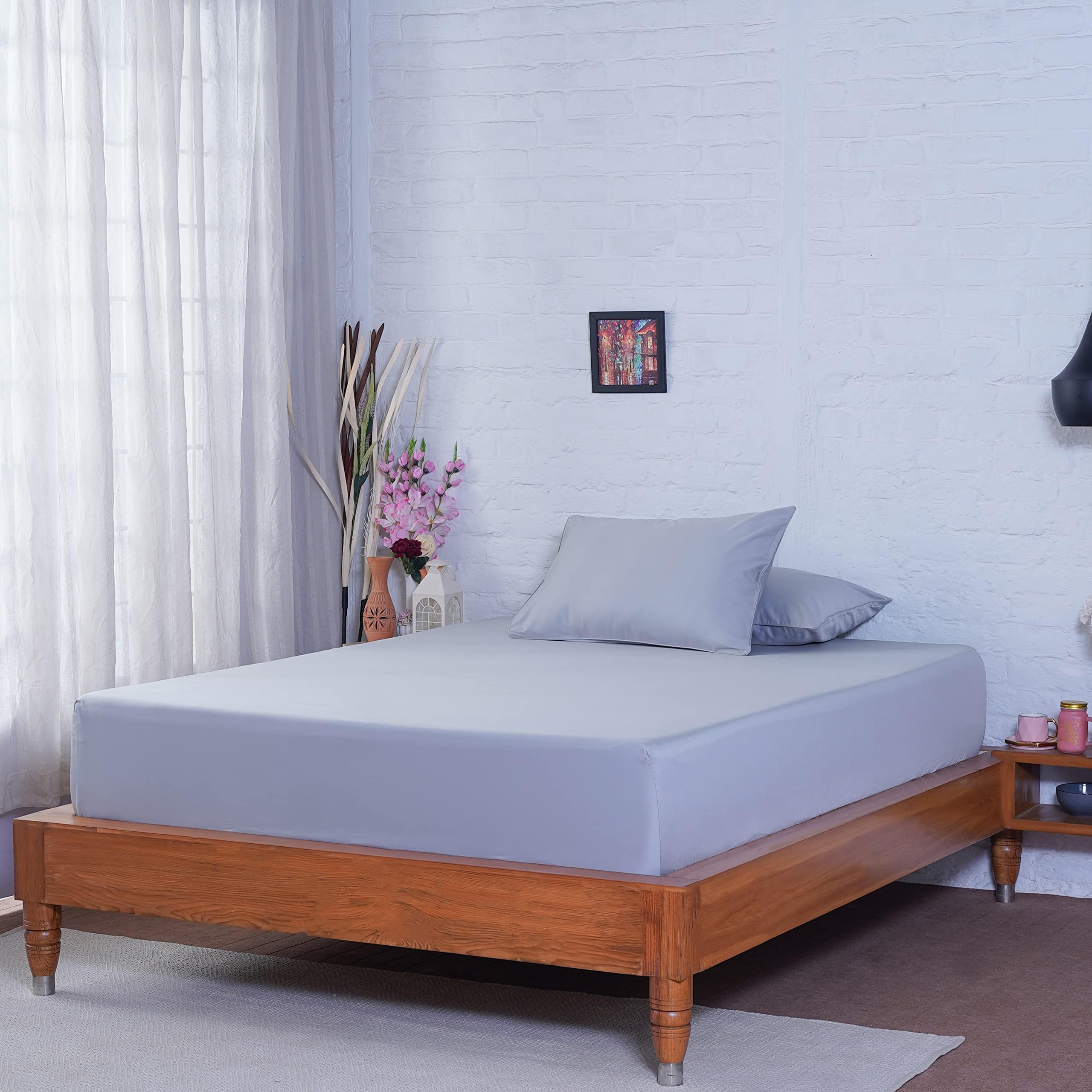 Luxury 400tc Extra Deep 16” / 40cm Fitted Sheet 100 Egyptian Cotton