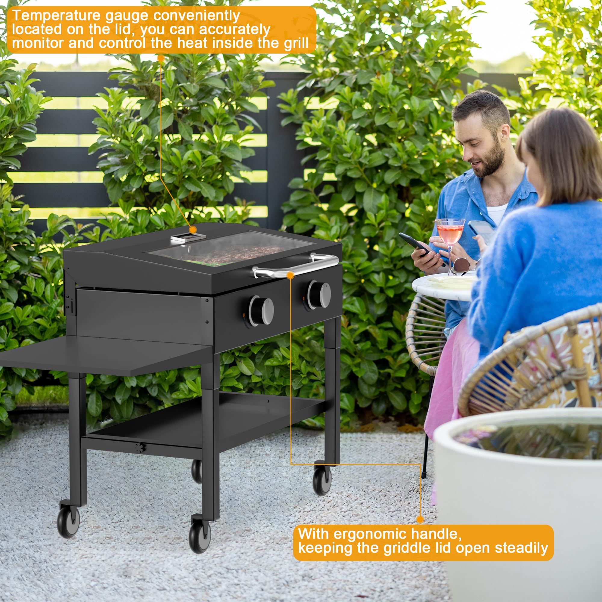 バーベキュー・調理用品 K18-GAS LID + COVER B96019_03.png