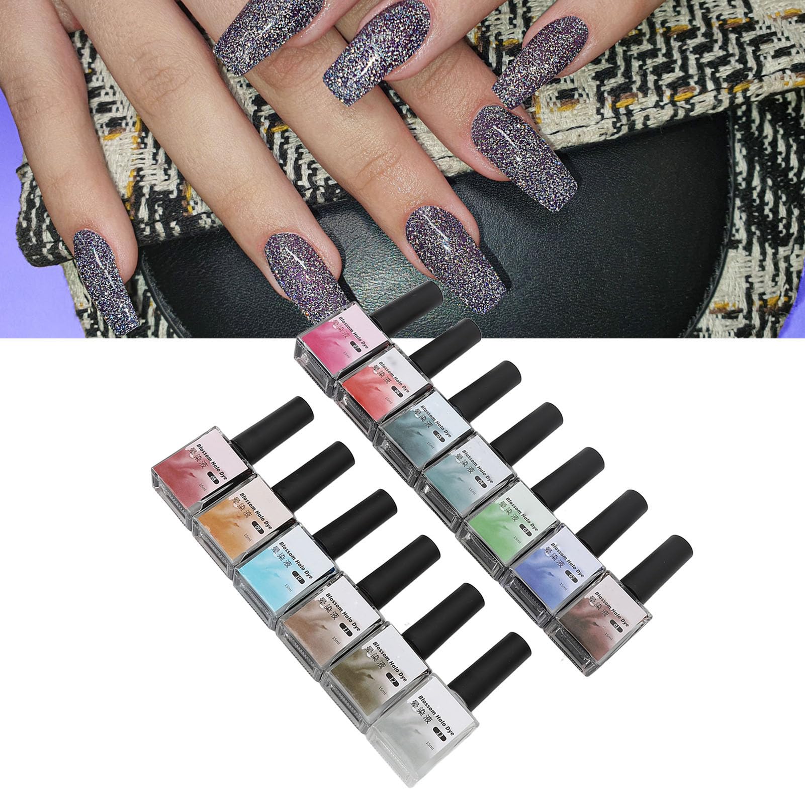 Hidyliu Set Gel Colorante per Smalto Fai Te con 13 Colori, Ideale per gli Appassionati di Manicure Artistica e Nail Art