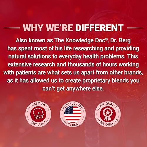 Miniatura 9 de Dr. Berg Glandular suprarrenal - Fórmula de equilibrio hormonal que apoya la función suprarrenal saludable - Suplemento de apoyo suprarrenal - 60