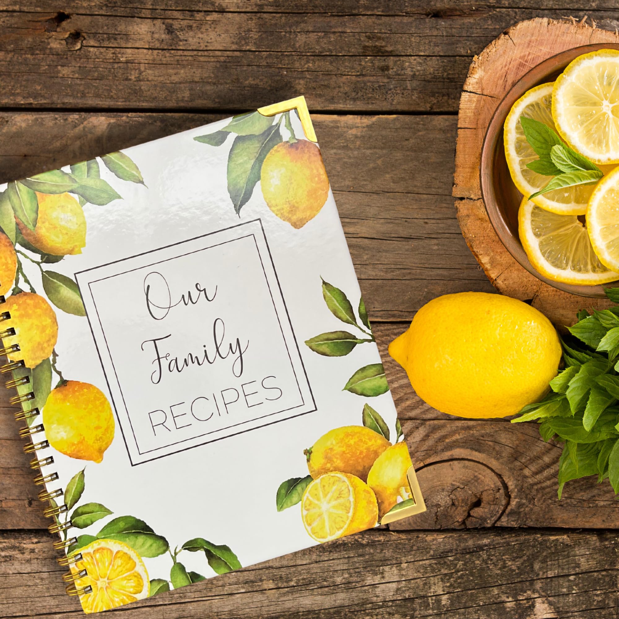 Libro de recetas para escribir en tus propias recetas - Diario familiar de recetas para crear tu propio libro de cocina - Cuaderno vacío de 100 ... contenido, notas - Tapa dura y papel grueso