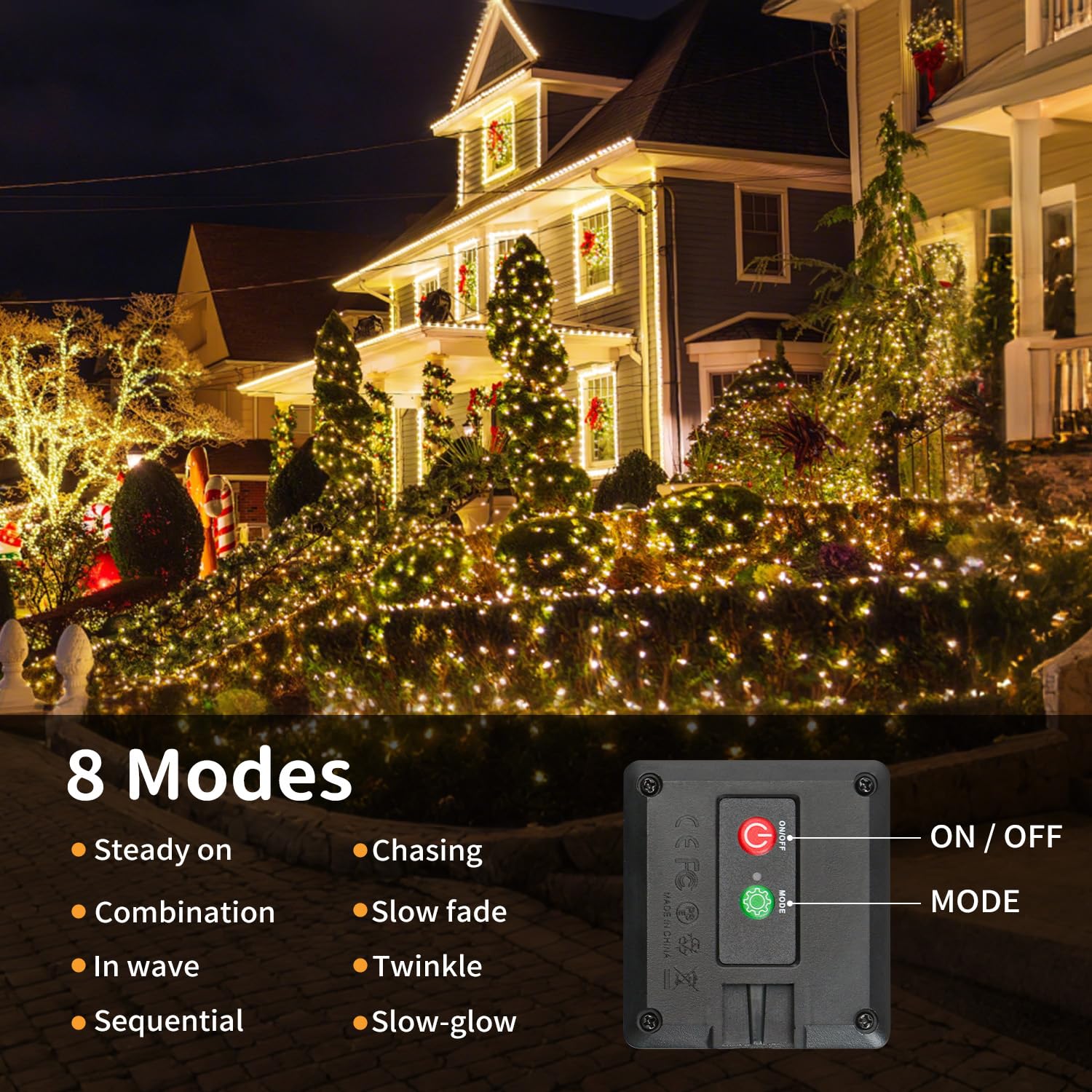 Hoteril Luces solares Led Exterior Jardin, 3 x 17M 150 LED Guirnaldas Luces Exterior Solar, IP65 Luces Solares Exterior con 8 Modos, Guirnalda Luces Exterior para Jardín, Terraza, Boda, Decoración