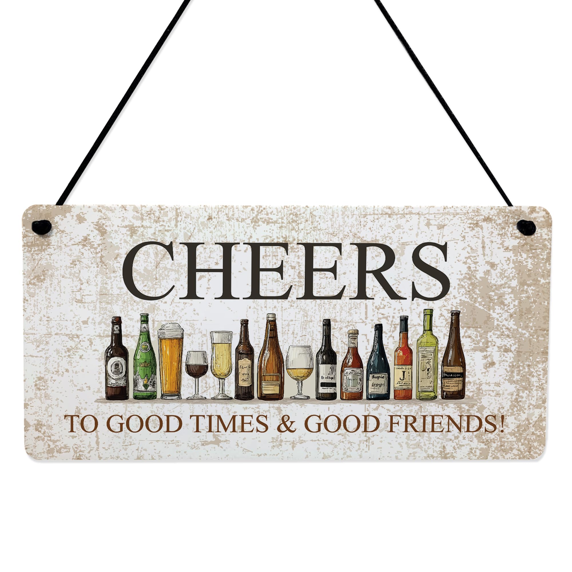 Red Ocean Bar Sign Beer Cheers Plaque Bar Accessories For Home Pub Man Cave Sign Hanging Wall Garden Shed Sign Bar Sign Outdoor Patio Sign