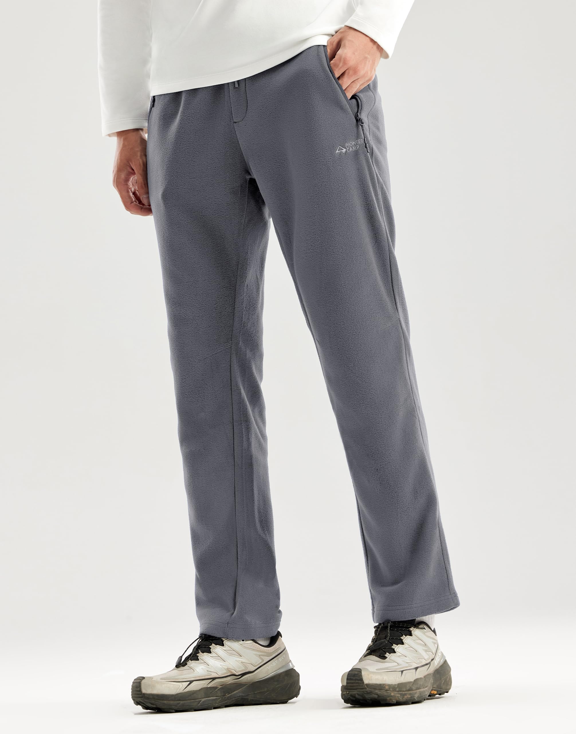 Pioneer Camp Herren Fleece Jogginghose – Warme Thermohose mit Anti-Statik Silberfaser, Weich & Bequem für Winter Freizeit & Outdoor