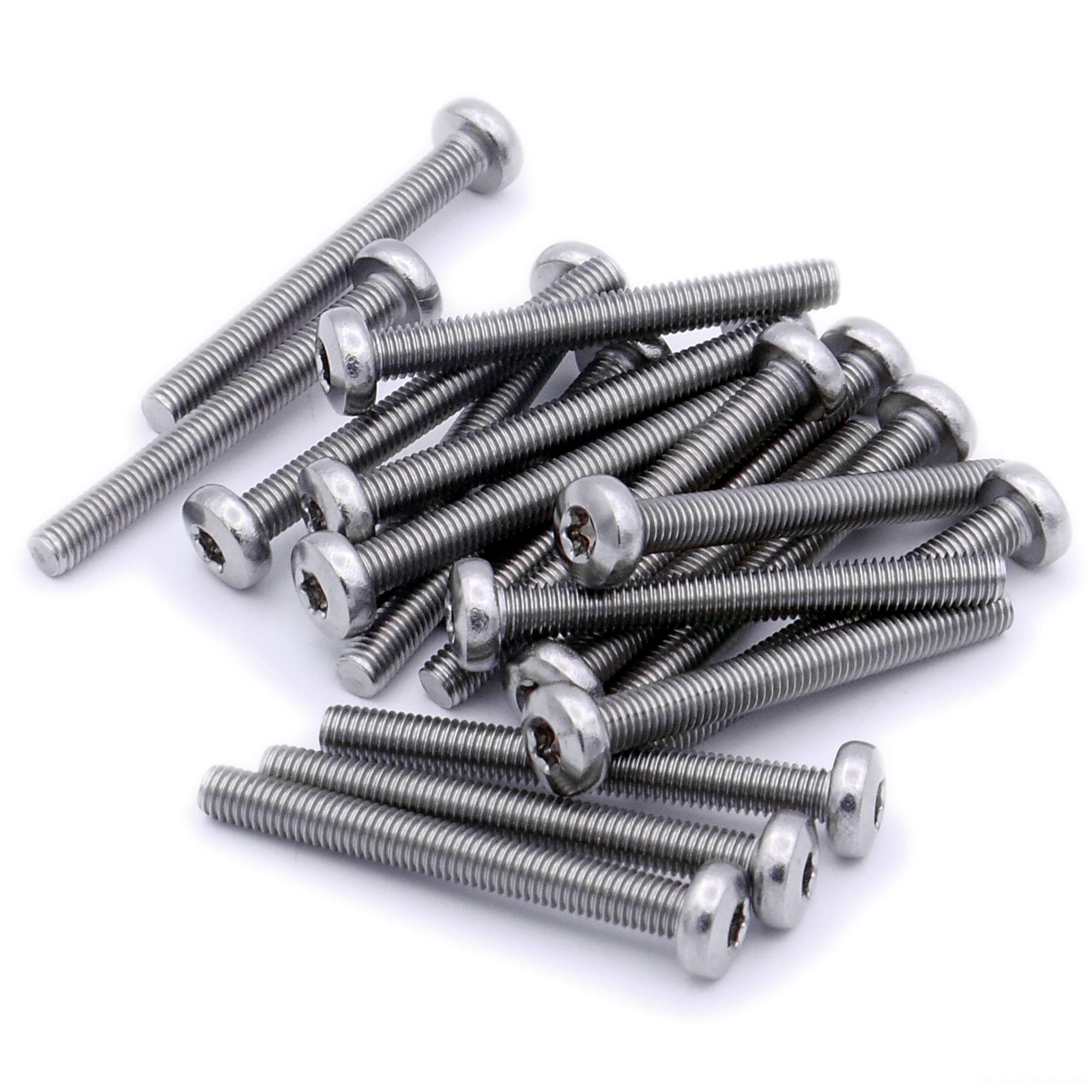 Singularity Supplies M5 (5Mm X 30Mm) Tx Pan Machine Screw (Bolt) - Stainless Steel (A2) (Pack Of 20)
