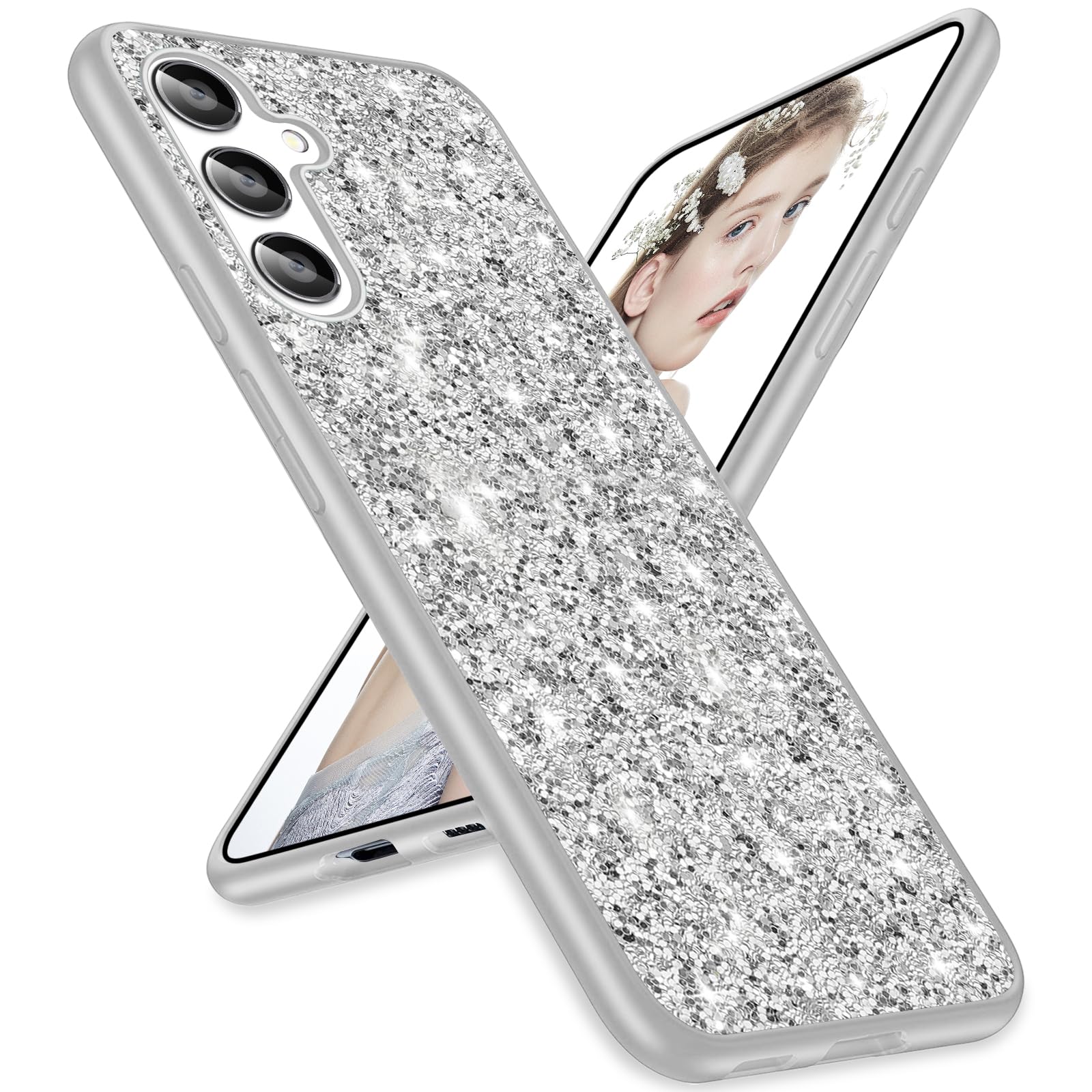Coque Samsung S24 FE paillettes : évitez les rayures avec style - 8