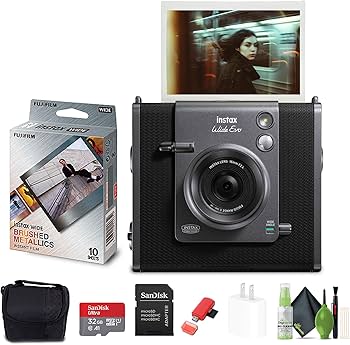 Amazon.com : Fujifilm Instax Wide Evo Hybrid Instant Film Camera