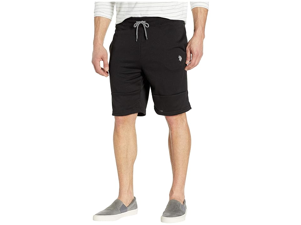 

U.S. POLO ASSN. Slim Fit Jogger Shorts (Black) Men's Shorts