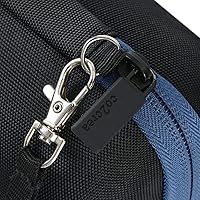 Vista 6 de co2CREA Funda de viaje rígida de repuesto para Sony SRS-XB100 SRS-XB12 SRS-XB13 Altavoz Bluetooth portátil extra Bass (funda negra + interior azul)