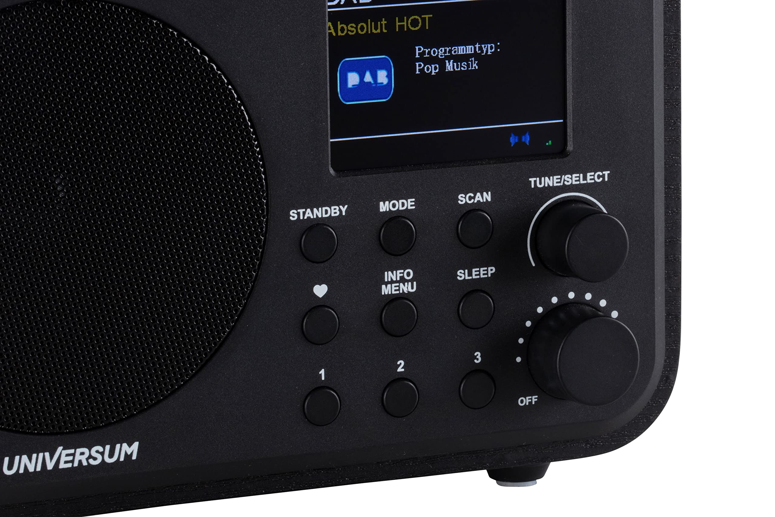 UNIVERSUM DAB Digitalradio, UKW Radio, mit Bluetooth, Kopfhörerausgang und Akku DR 300-20