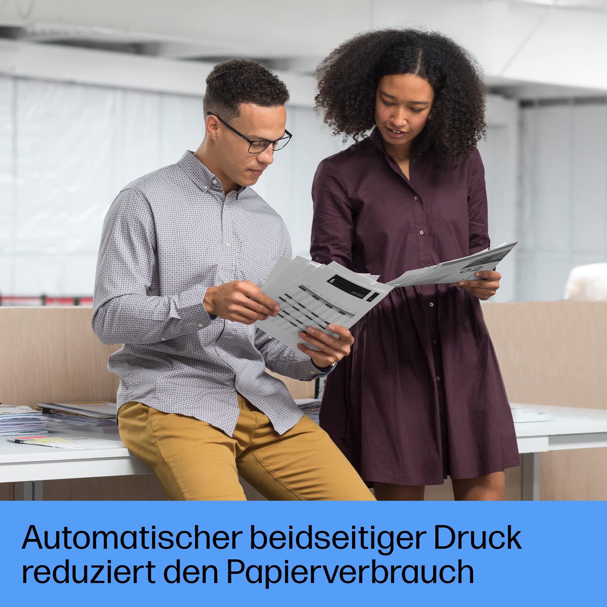 HP LaserJet Pro 4002dw Laserdrucker, Automatischer beidseitiger Druck, Hohe Druckgeschwindigkeit, WiFi, Hi-Speed USB, Ethernet, Smart App, Wolf Pro Security