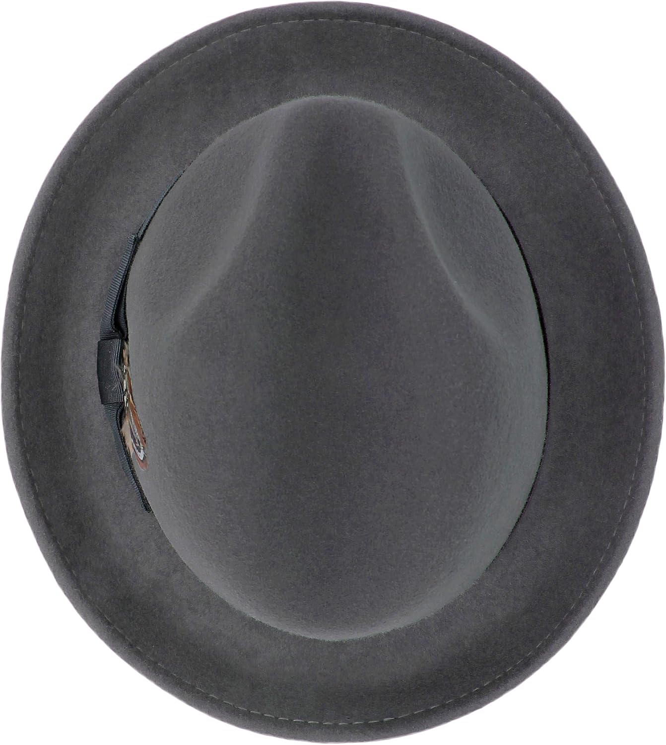 Hats in the Belfry Trilby Men/Women Snap Brim Vintage Dress Fedora Hat 100% Wool - Image 6