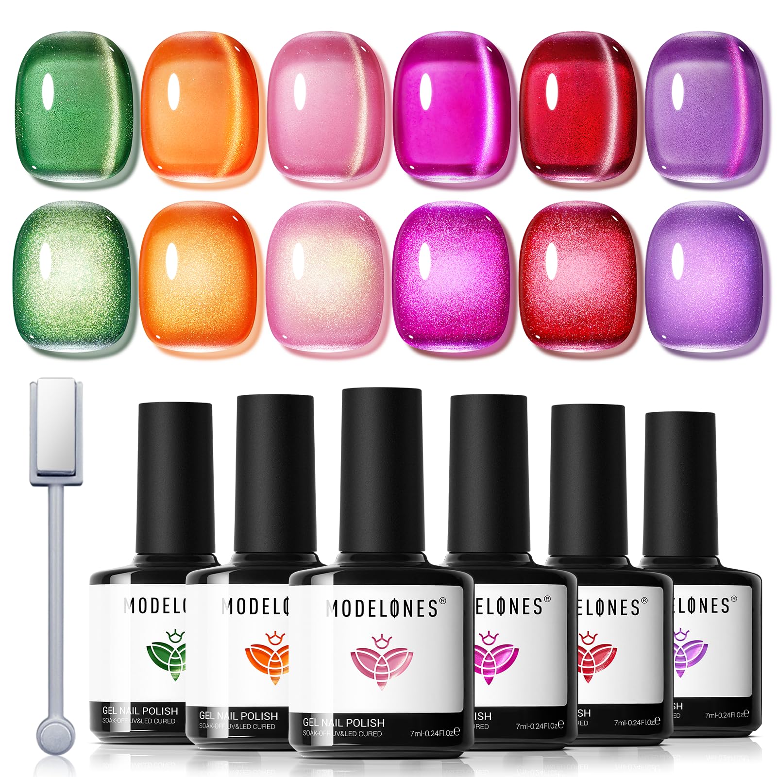 Amazon | Modelones マグネットジェル 磁石付き キャットアイジェル