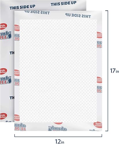 Miniatura 4 de Simple Solution Abzorbitall - Toallas absorbentes para mascotas, hojas de limpieza de orina y excrementos de perro multisuperficie, 12 x 17