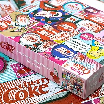 【希少品】ジグソーパズル コークコラージュ セントラルホビー 1000ピース ジグソーパズル セントラルホビー コカコーラ 好奇心 1000P