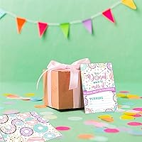 Vista 4 de GREOXG Donut Want To Miss It Invitación de fiesta de cumpleaños, tarjetas de invitación temáticas de donas