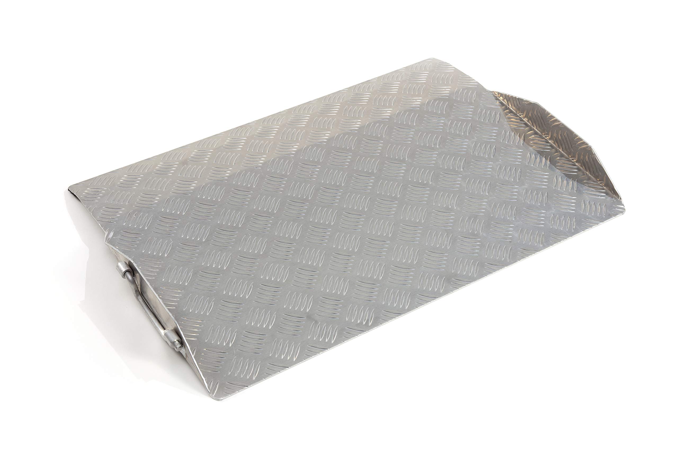 The Ramp People Silver Aluminium Threshold Ramp For Wheelchairs And Scooters - Heights Up To 120Mm (120Mm) Portable Wheelchair Ramp