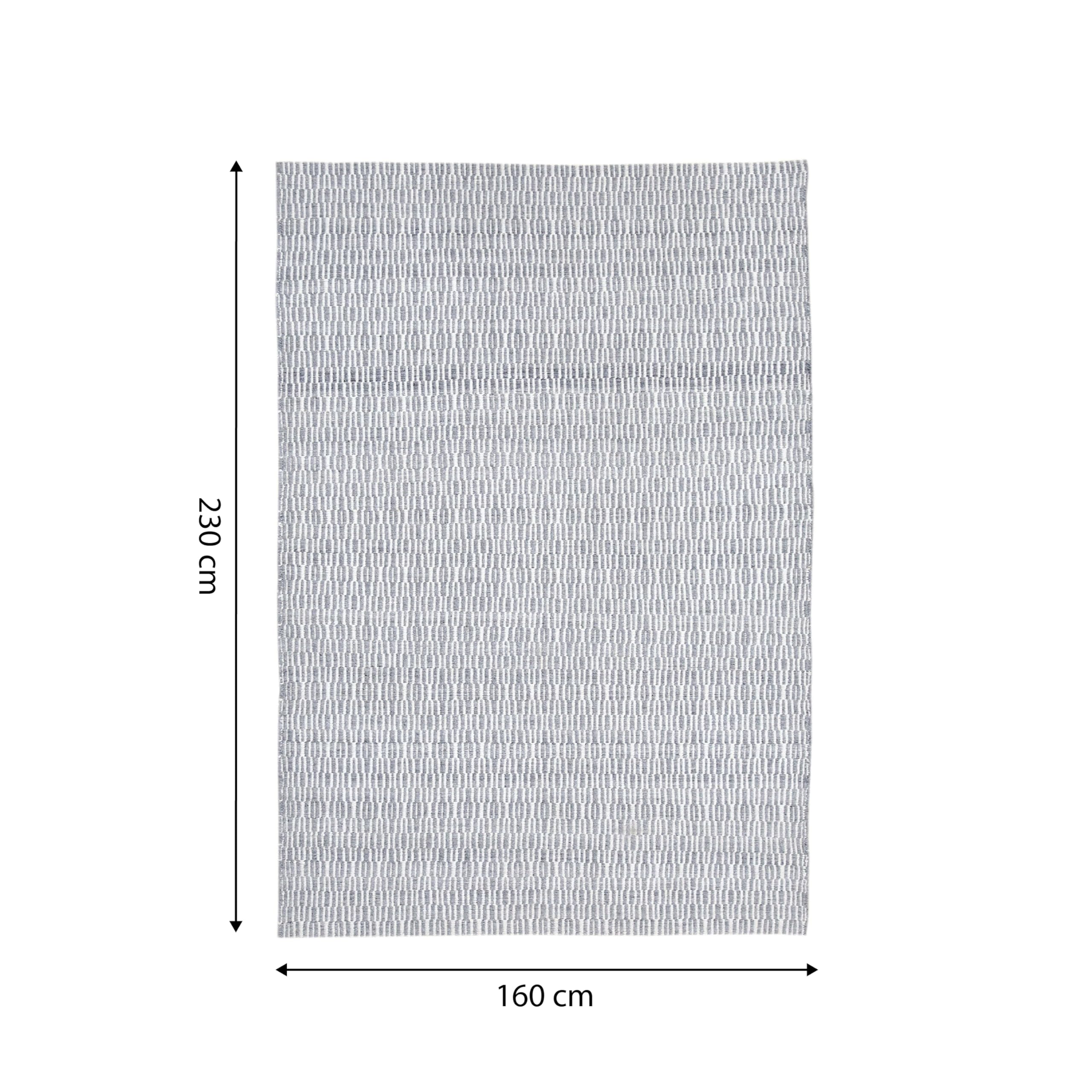 AXI Ibiza Tapis d'extérieur, rectangulaire, Gris, 160x230 cm/Épaisseur : 5 mm - Tapis Jardin extérieur/intérieur - Tapis Balcon fabriqué à partir de Bouteilles en Pet recyclées