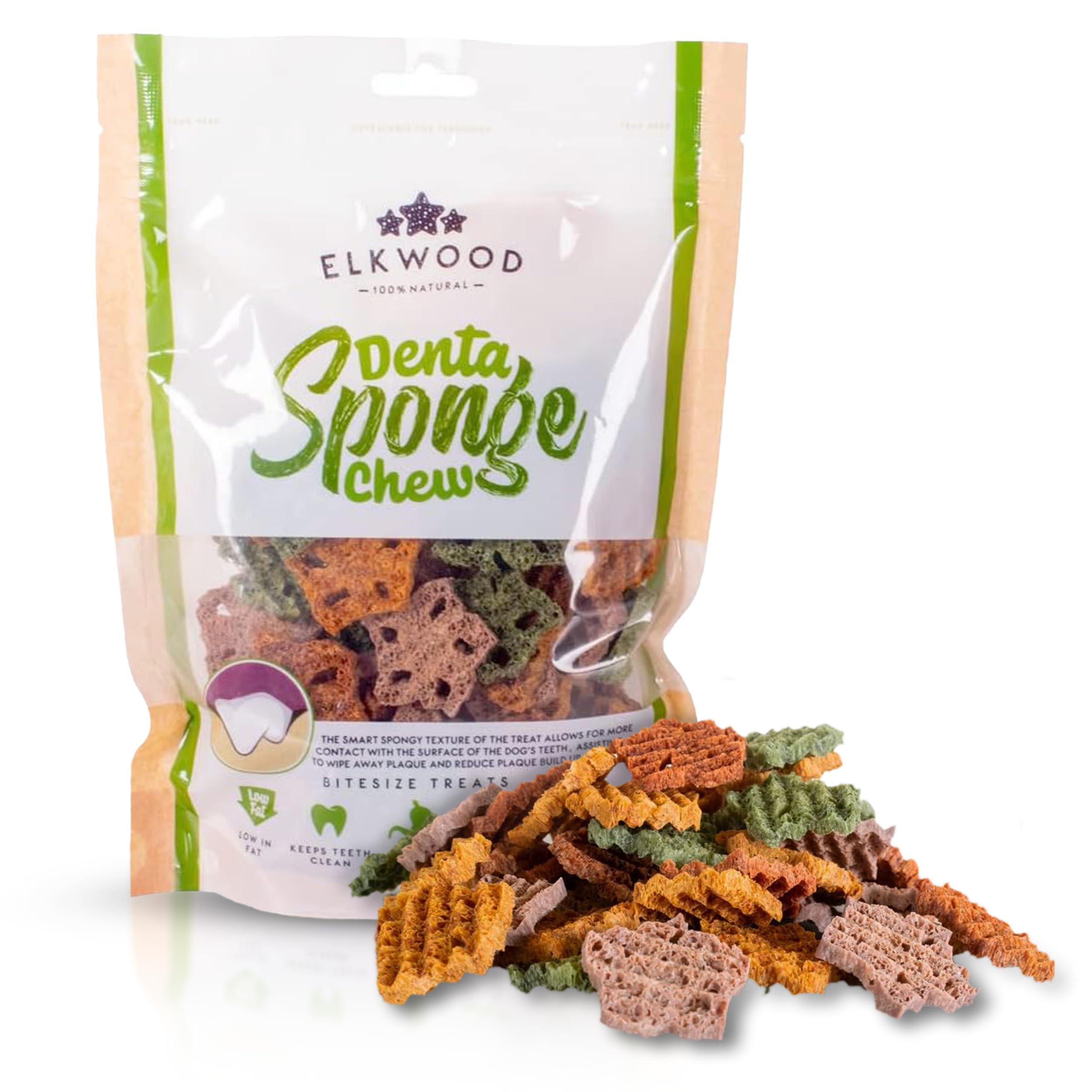 Elkwood Sponge Dental Training Treats - 100G