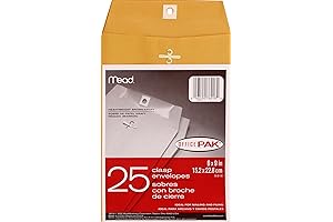 Durable Small Manilla Envelopes for Secure Mailing - 6x9 Inches