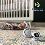 Bebcare Hear Audio Baby Monitor with Ultra-Low Radiation Safe Technology, Breathing Sensor, Night Light and White Noise Silencer for Reception up to 2000 feet (Without Breathing Sensor Mat)