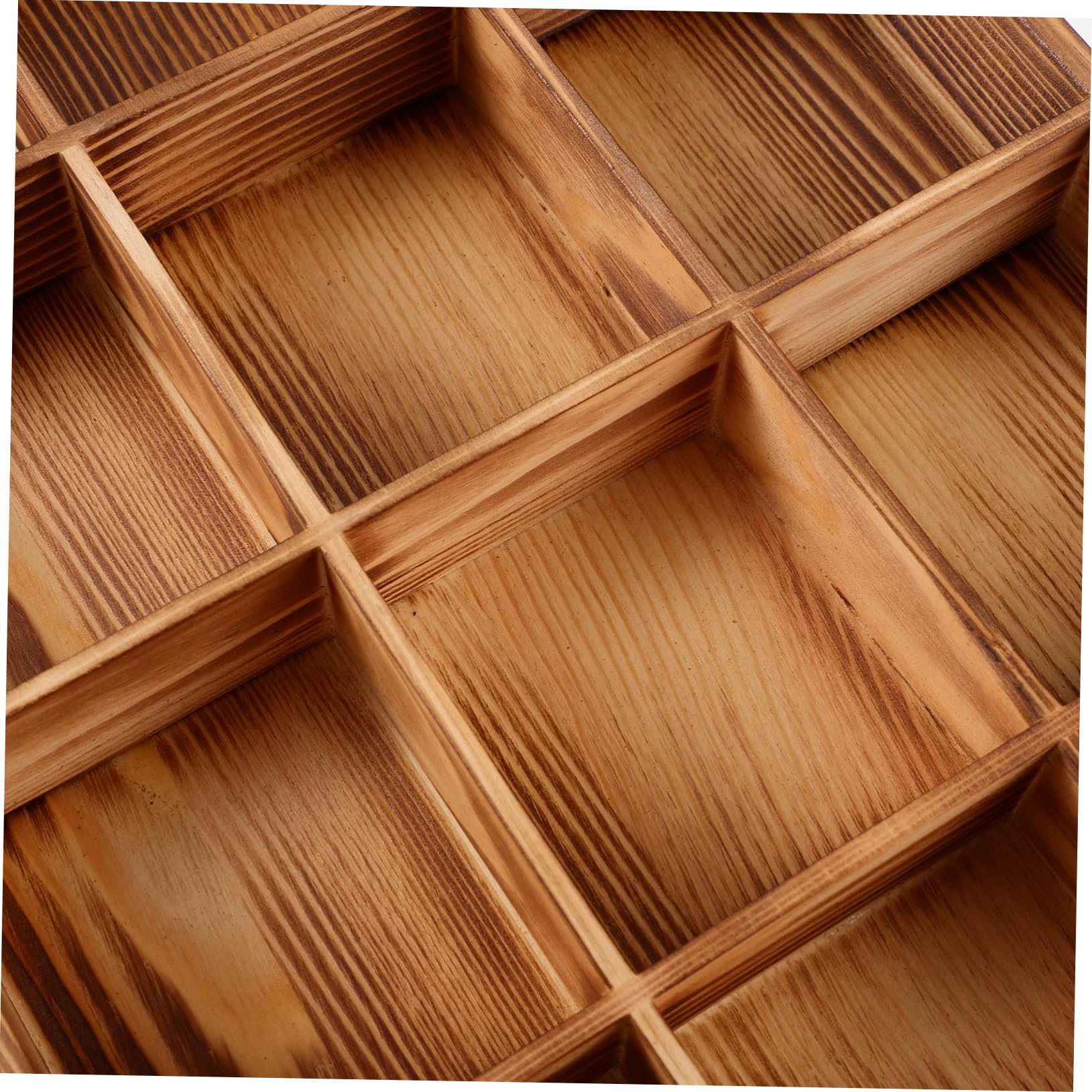 Homoyoyo Tea Holder Organizer Box Small Wooden Storage Box for Tea Bags Sugar Countertop Organizer