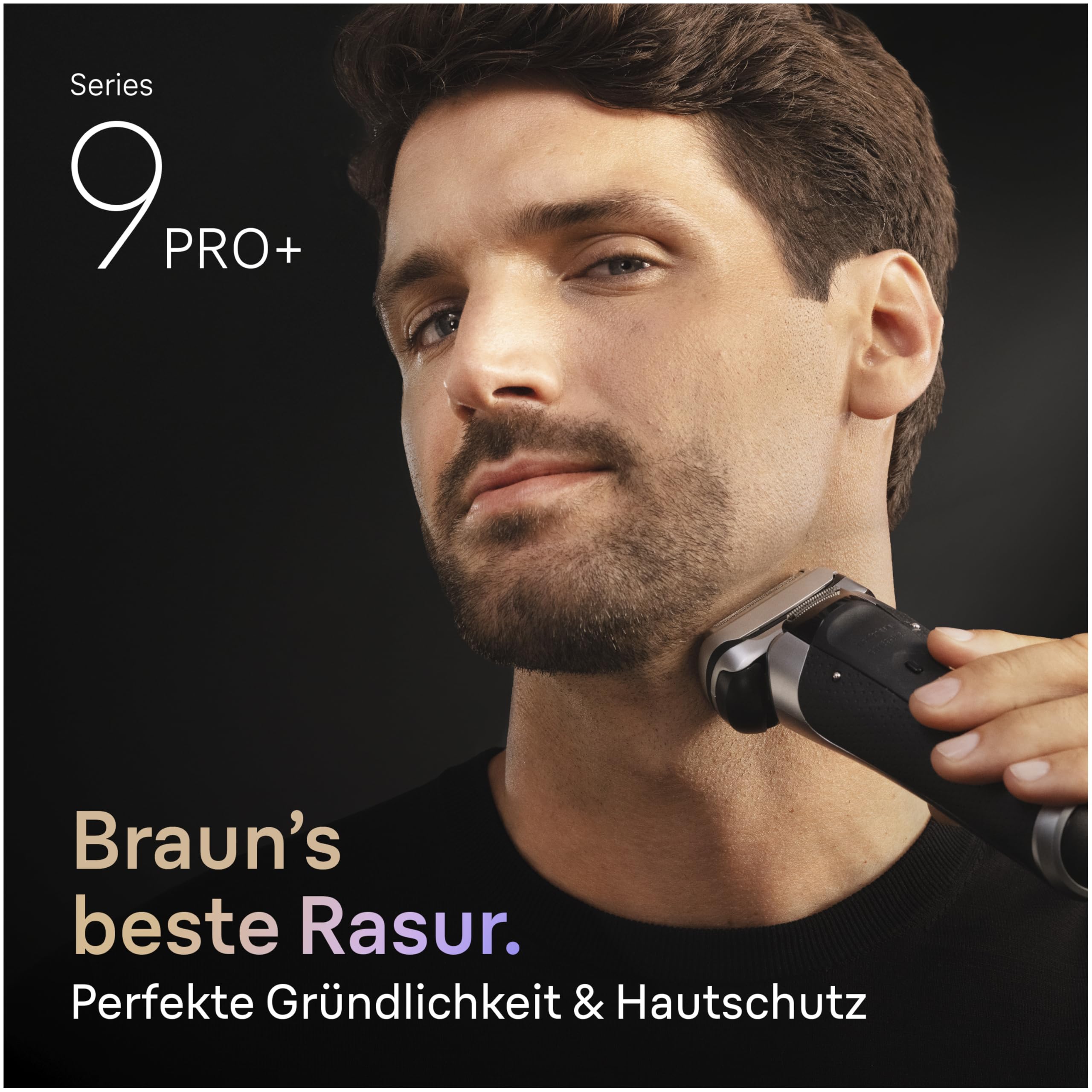Braun Series 9 PRO+ Scherkopf 96M Original Ersatzscherteil Rasierer Zubehör Made in Germany Kompatibel mit S9-Rasierern Silber