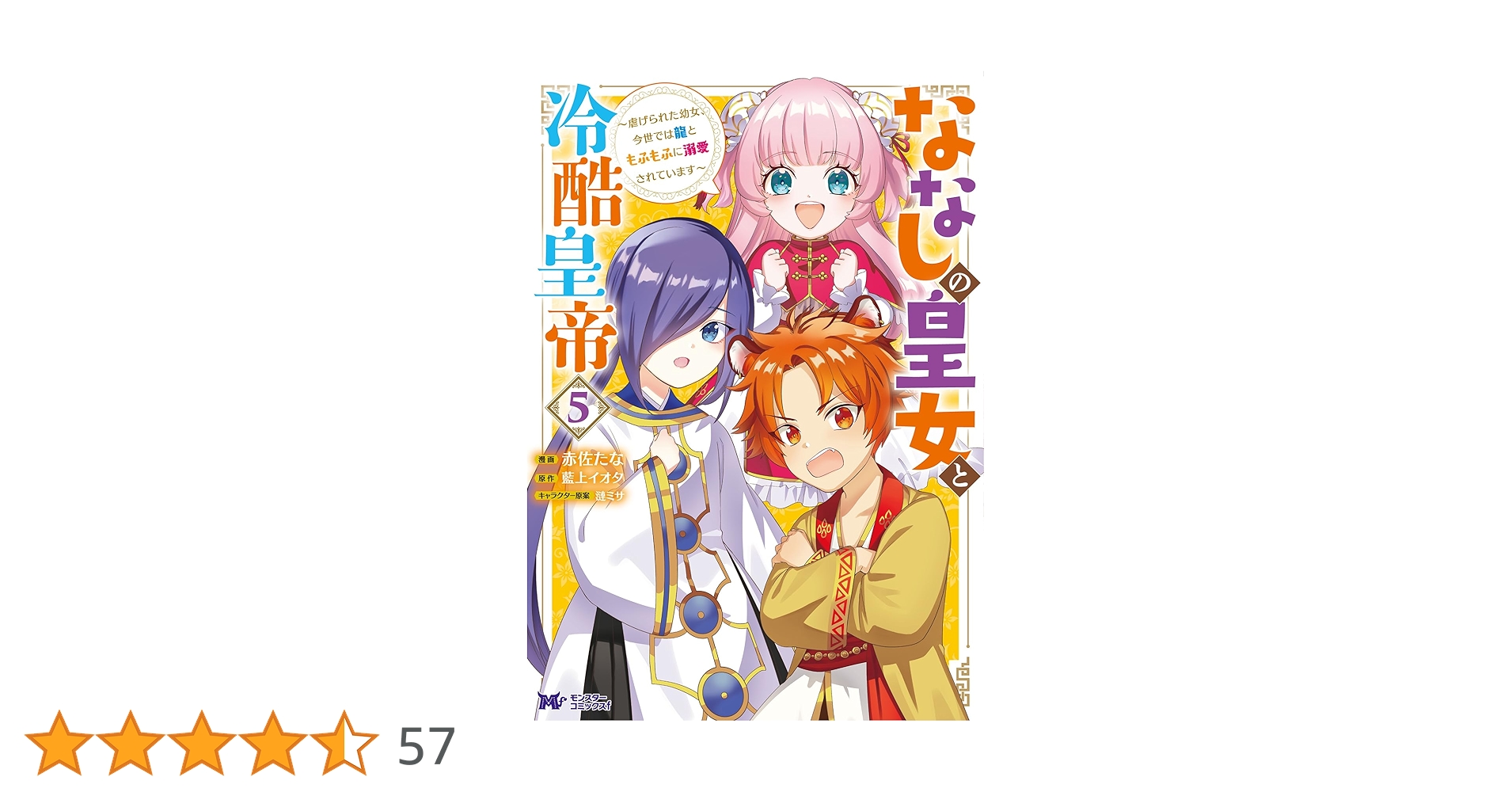 ななしの皇女と冷酷皇帝～虐げられた幼女、今世では龍ともふもふ