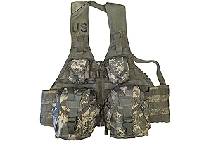5pc. Fighting Load Carrier Tactical Acu Vest