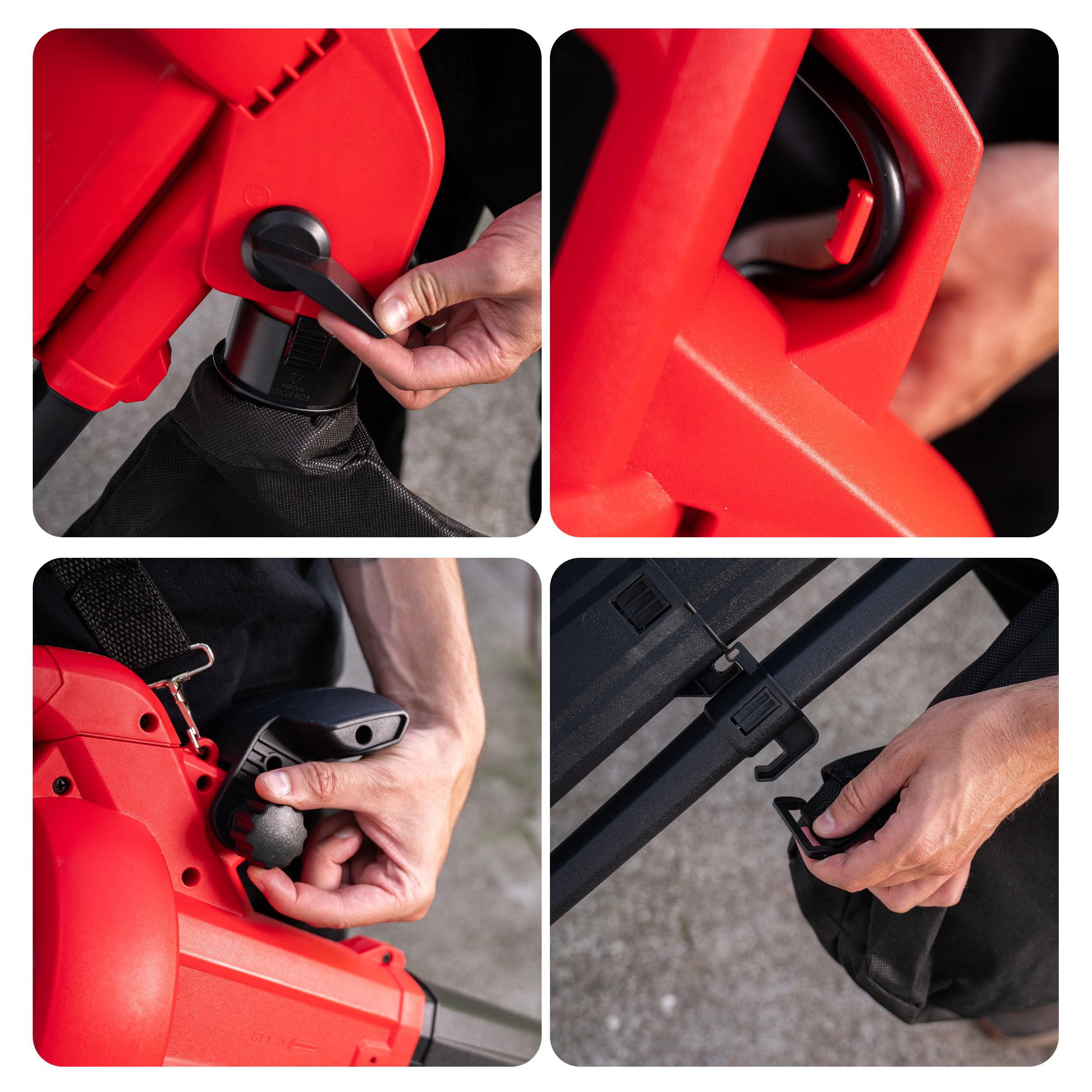 LEHMANN Soffiatore Elettrico a Filo 3 in 1, Aspiratore Foglie da Giardino con Trituratore, 3500W, Velocità 270 km/h, 15.000 giri/min, Sacco Raccoglifoglie 40L, Leggero con Tracolla & Ruote