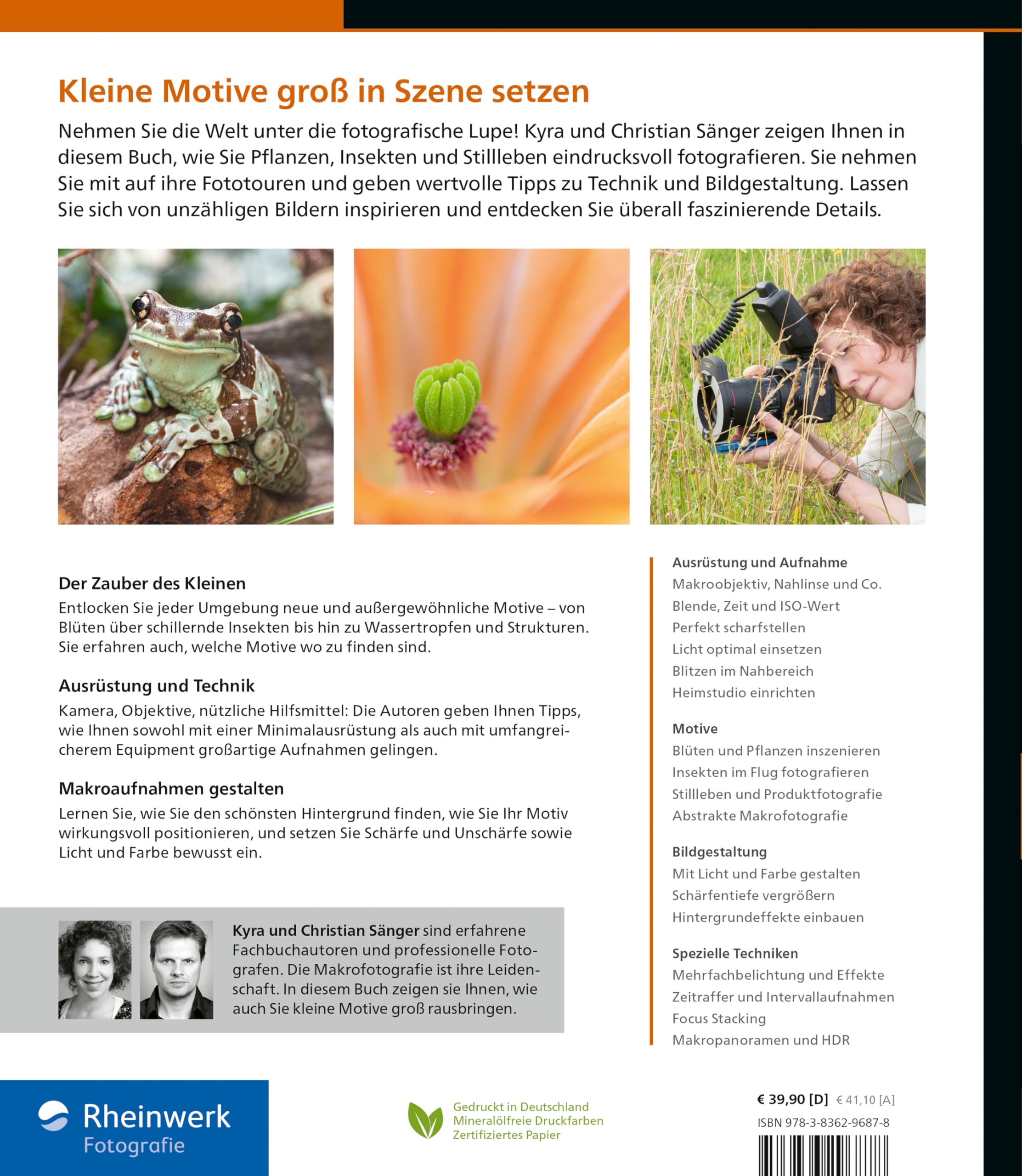 Makrofotografie: Die große Fotoschule. Pflanzen, Insekten und Objekte fotografieren. Ausrüstung, Technik, Bildgestaltung, Motivideen (Auflage 2024)