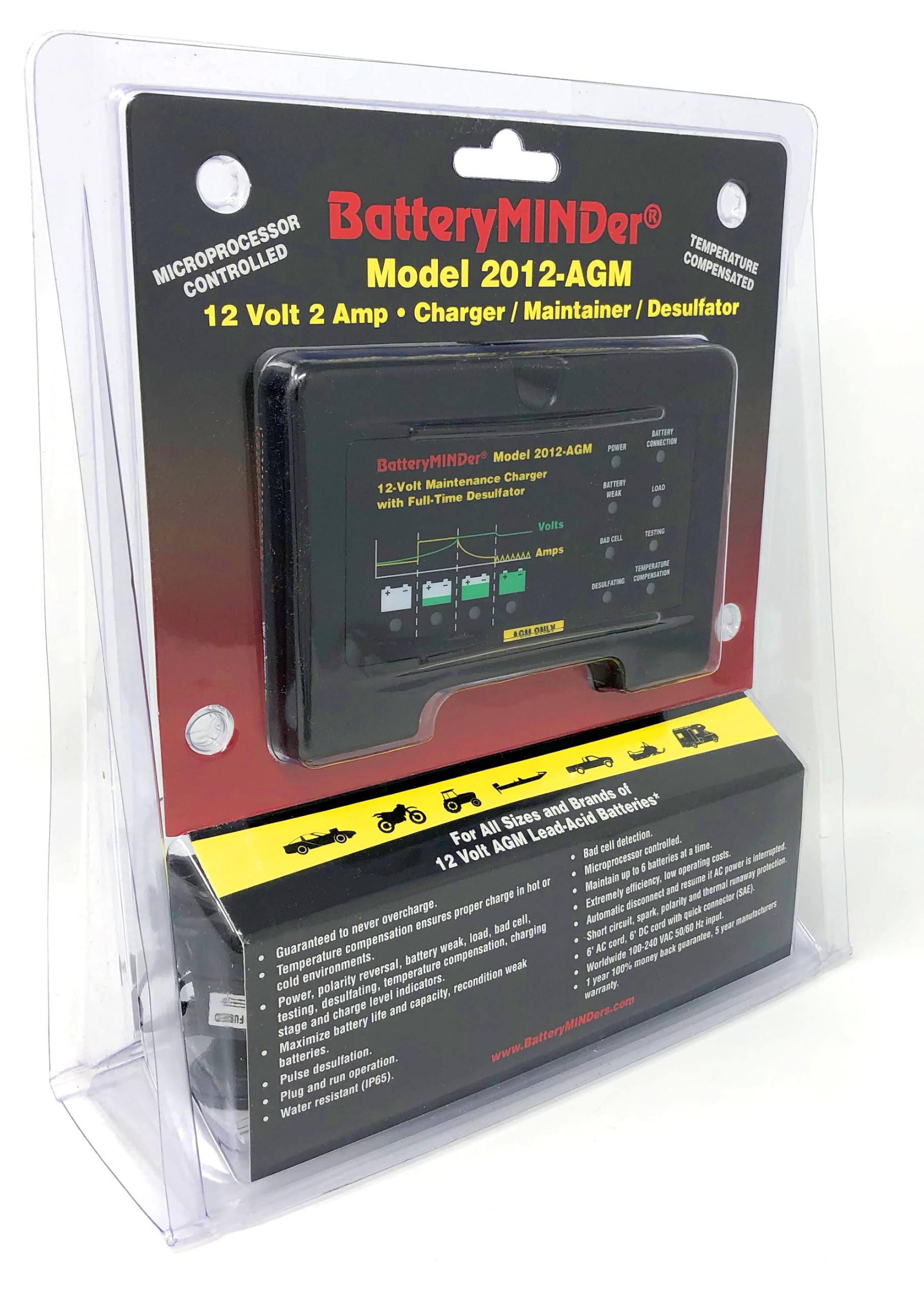Batteryminder 2012-AGM Chargeur désulfateur AGM 12 V