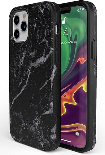 Miniatura 6 de Casely Funda para iPhone 12 Pro Max  Compatible con MagSafe  Los opuestos se atraen  Funda de montaña con bloques de color de día y noche