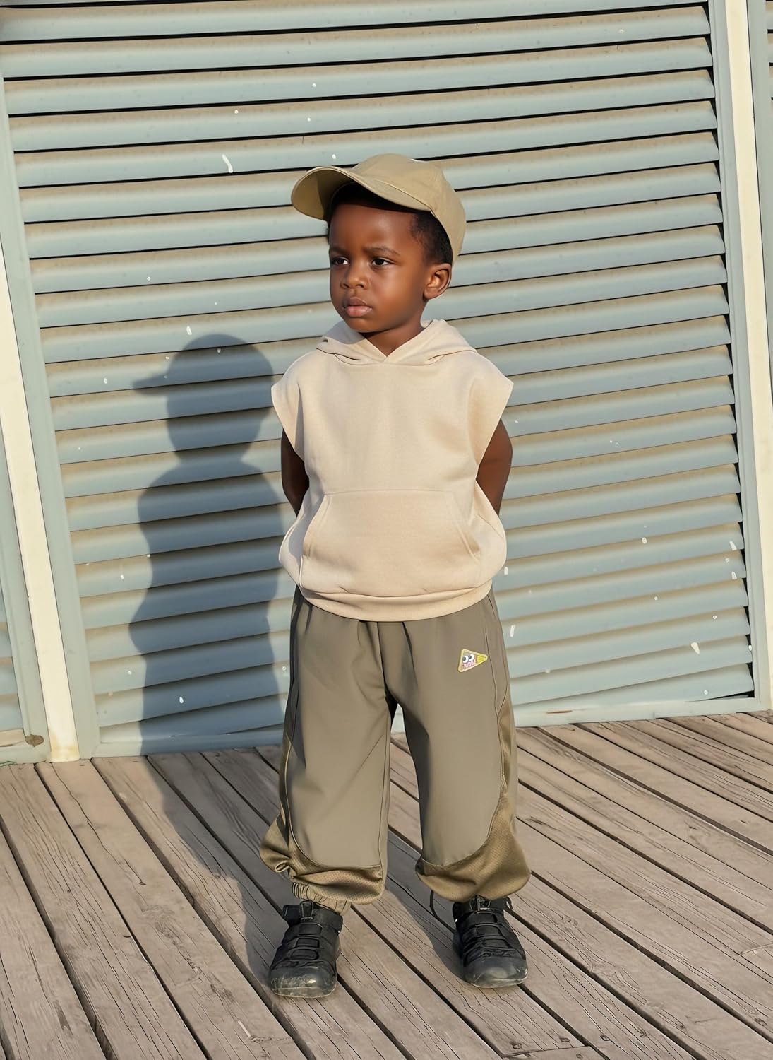 Volunboy Todder Boy Pants Baby Quick Dry Joggers with Pockets Kid Lightweight Athletic Sweatpants