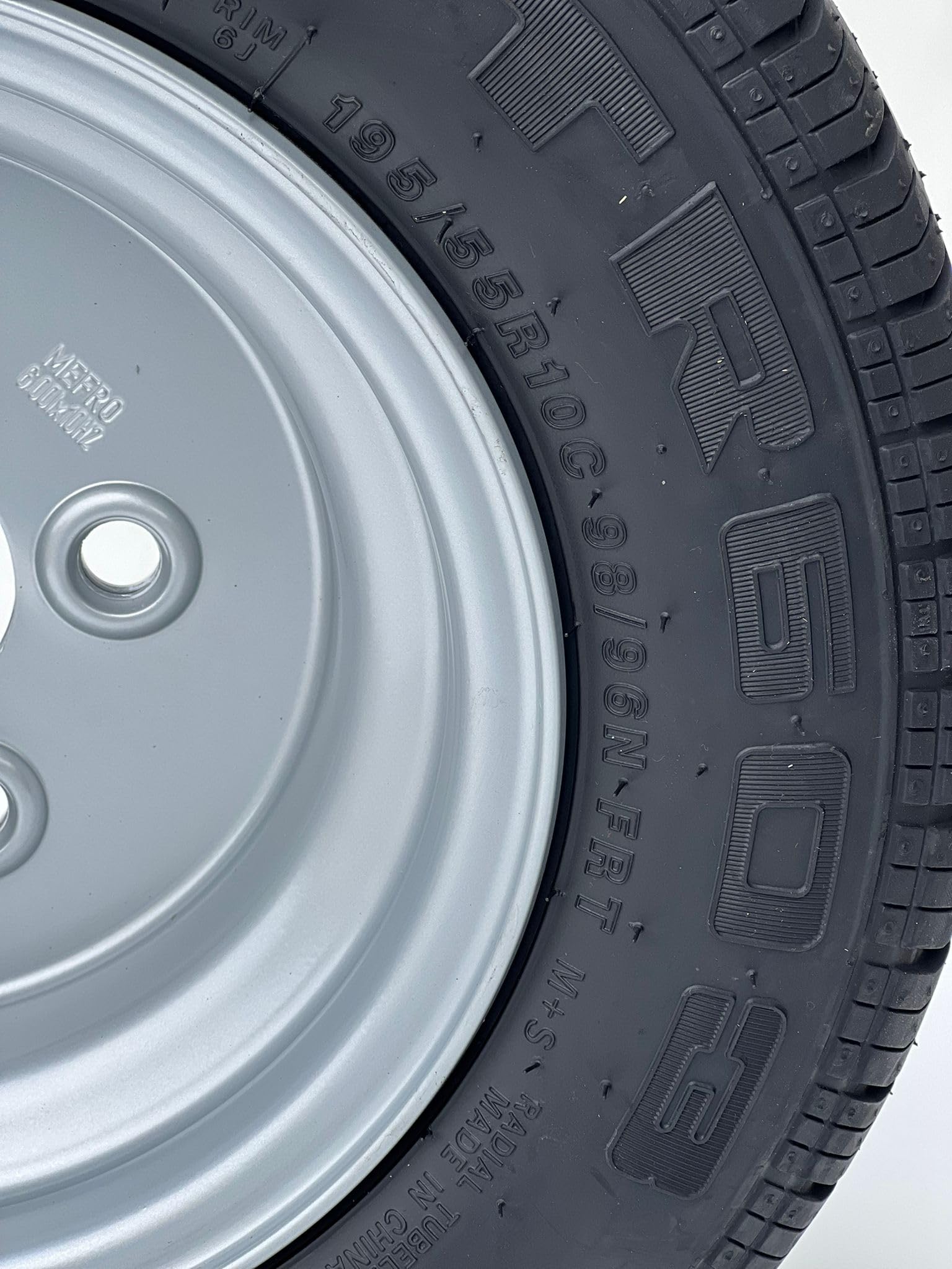 Komplettrad 195/55 R 10C 98/96N LK112x5 Anhänger TR603 Reifen M+S 195 55 R10C Anhängerrad Reifen 112 x 5
